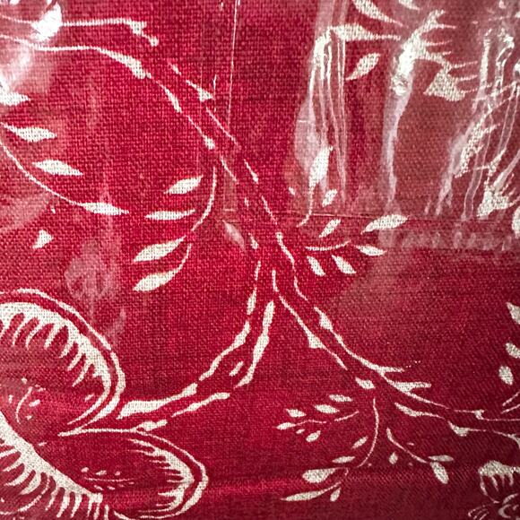 Ralph Lauren Vintage NOS Red Cold Spring Floral Twin Comforter Cover 66” x 86” - Picture 7 of 8